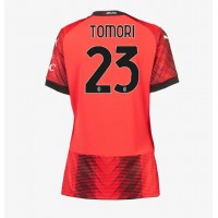 Stroje piłkarskie AC Milan Fikayo Tomori #23 Koszulka Podstawowej dla damskie 2023-24 Krótki Rękaw